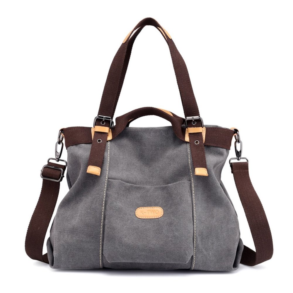 Canvas Satchel Shoulder Bag